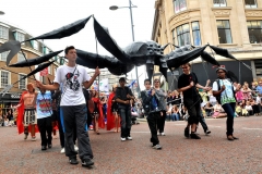 Giant spider puppet