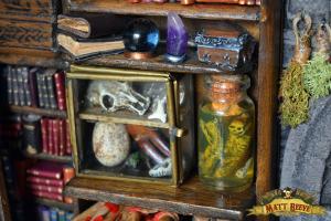 Sorcerers Study. Book Case Detail